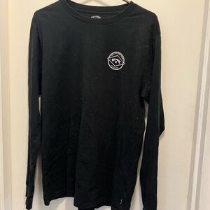 Billabong Black Long Sleeve Tee Casual Crew Neck